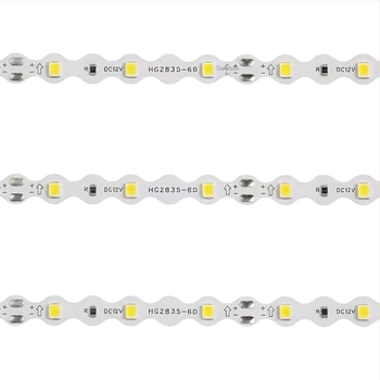 S-alakú LED-szalag, 12V, hajlékony, vízálló, 60 vagy 120 LED, 2835 magas fényerősségű LED-ek