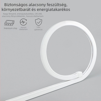 IP68 szilikon neon LED-szalag, 24V, vízálló RGB világítás medencékhez