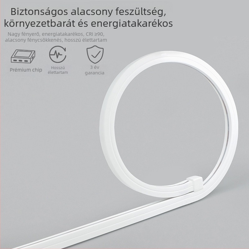 IP68 szilikon neon LED-szalag, 24V, vízálló RGB világítás medencékhez