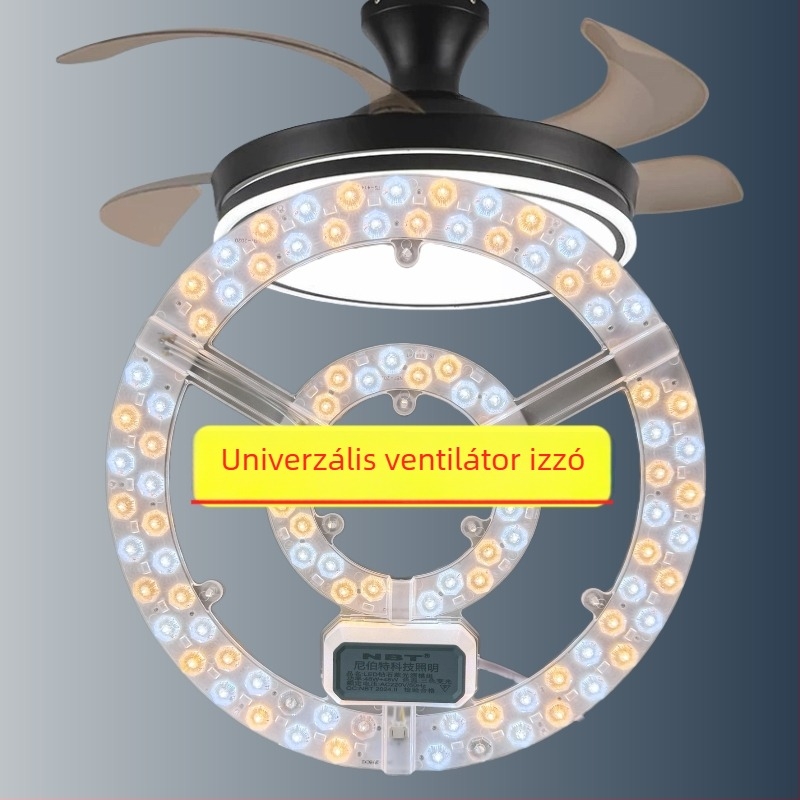 Kerek mennyezeti LED világítás cserélhető panellel és LED szalaggal, otthoni ultra‑fényes energiatakarékos világítás