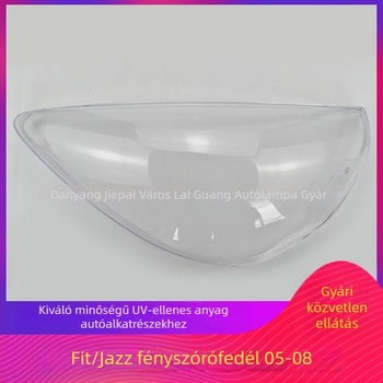 Honda Fit 2005-2008 fényszórófedél, PC anyagból, átlátszó burkolat