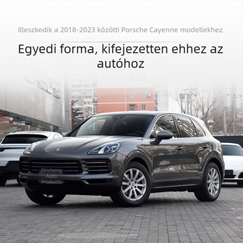 Porsche Cayenne első fényszóró burkolat (2018–2023), átlátszó PC