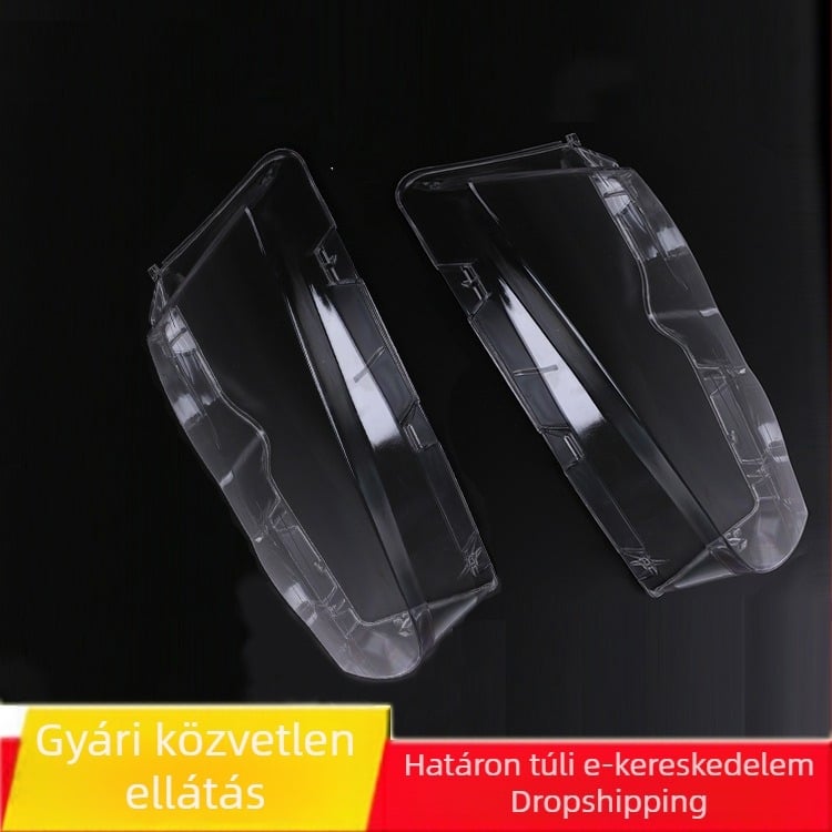 BMW E46 1998–2001 négyajtós fényszórófedél, átlátszó PC anyagú
