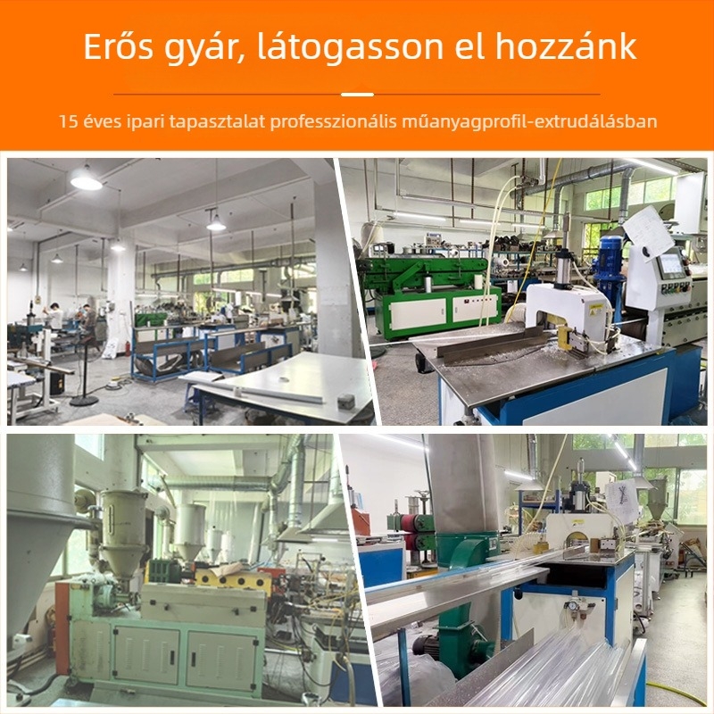 Személyre szabható ABS extrudált profilok szekrényekhez és lámpabura kiegészítők