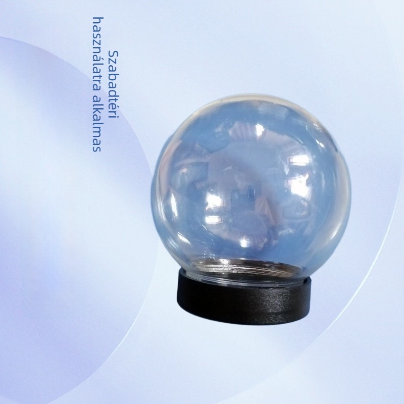 120 mm átmérőjű átlátszó műanyag lámpabura HY-6303, gömb alakú, G120
