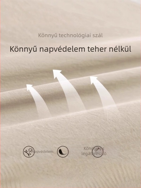 Liuyu Női nyári könnyű napvédő kapucnis dzseki, állítható húzózsinórral, hosszú ujjú, sportos hétköznapi viselet, UPF30+