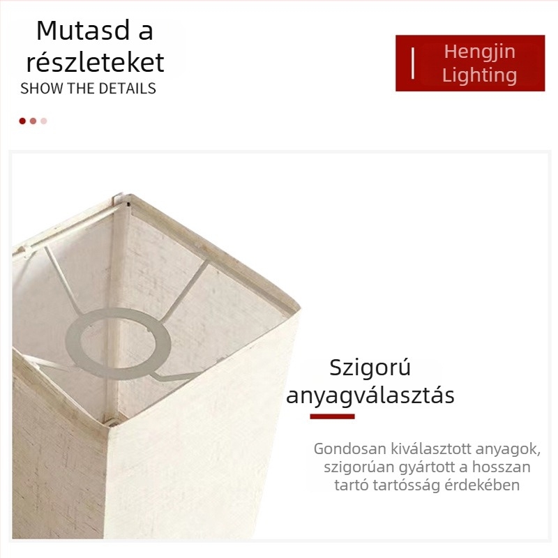 Lenvászonból készült asztali lámpaernyő, összecsukható és levehető, lámpás stílusú, tejfehér