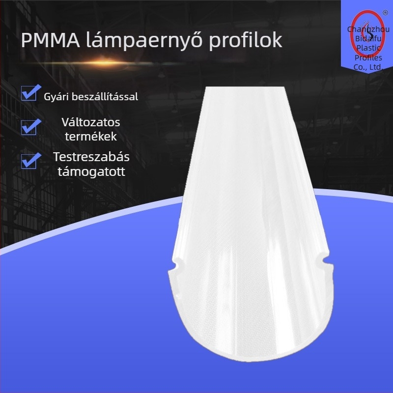 PC cső 400 mm átmérőjű, színes és fehér cső, PMMA lámpabúra profil kertvilágításhoz