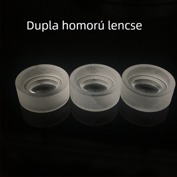20 mm átmérőjű lézerfókuszáló prizmával és sík-konvex- és konkáv-konvex lencsékkel, 532/650/1064 nm