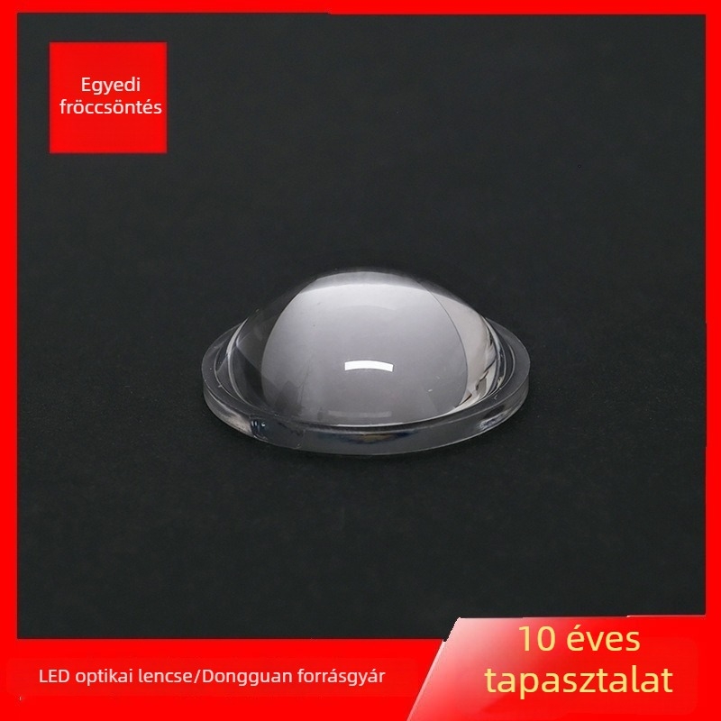 28 mm átmérőjű optikai lencse, plano-konvex fókuszlencse éllel, elektromos jármű fényszóróhoz
