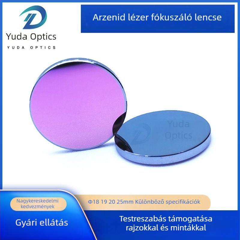 GAAs galium arsenide fókuszlencse lézergravírozáshoz φ18, φ19, φ20