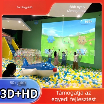 Interaktív minden-egyben projektoros rendszer gyermekjátszóterekre