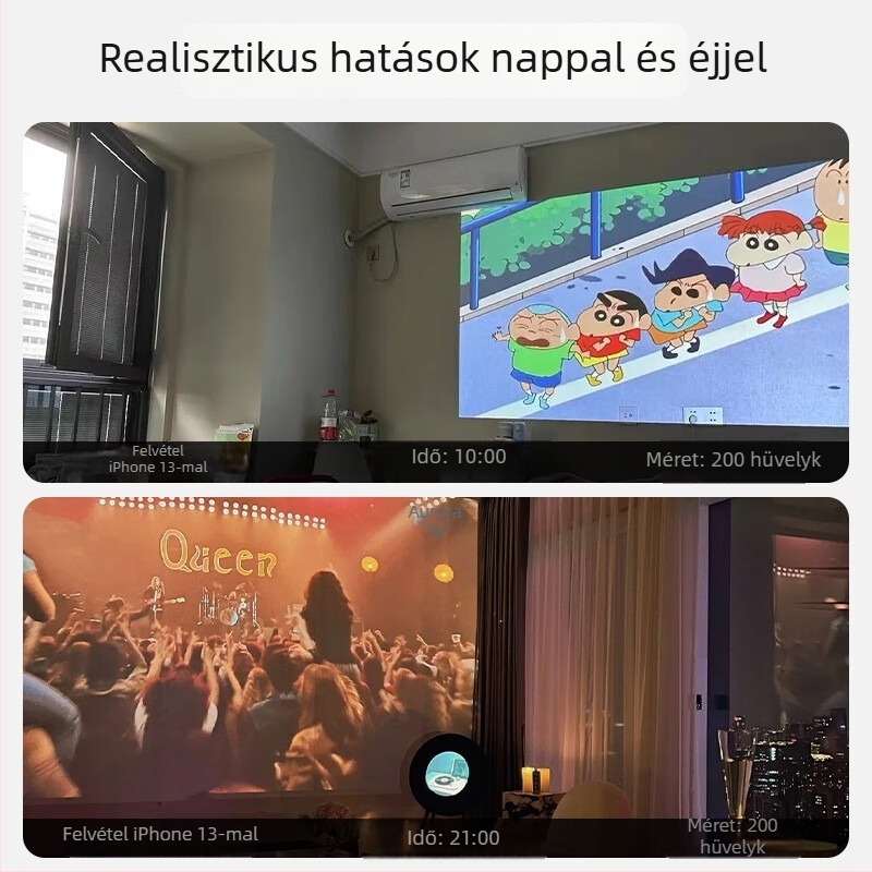 3D otthoni projektor nappali használatra - 1080p, 100 hüvelykes kép, 80W