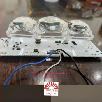 Akril háromfejű lencse LED fényszórókhoz elektromos autókhoz, kerékpárokhoz és motorkerékpárokhoz