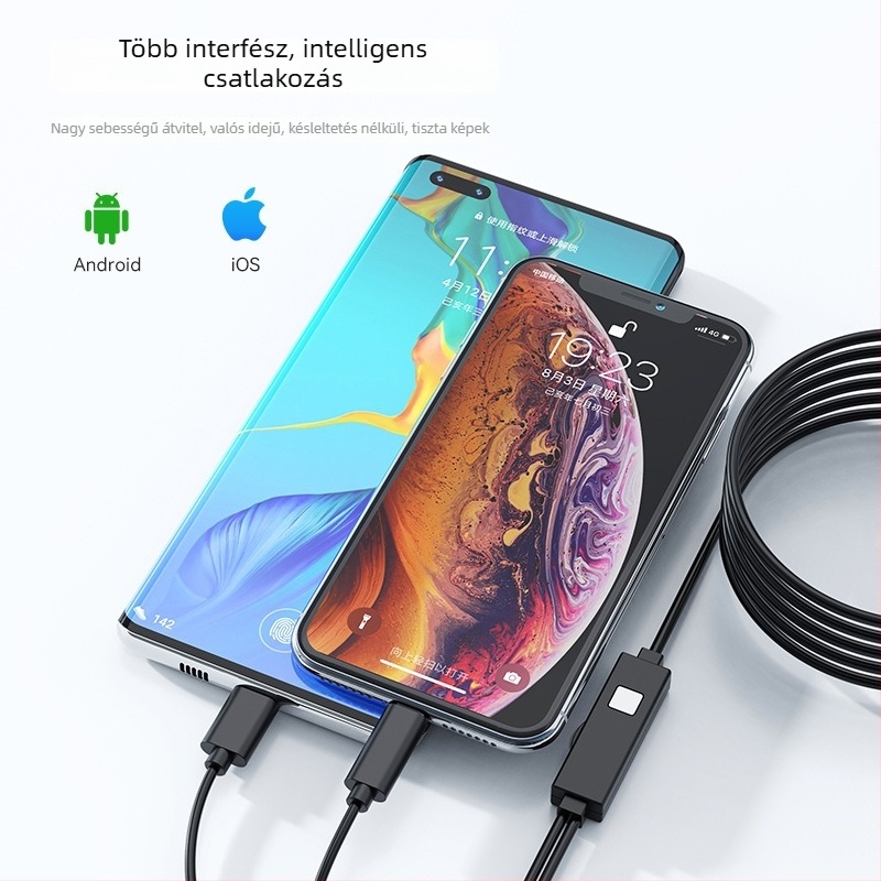 1600x közvetlenül csatlakozó mikroszkóp Androidra és iPhone-ra, hordozható a szőrtüsző detektálásához
