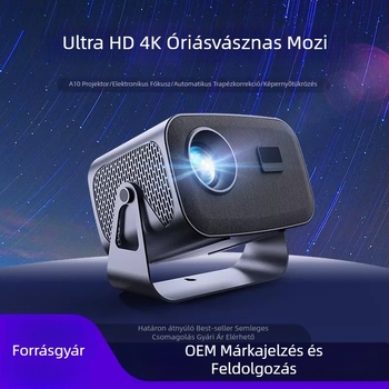 A10 Otthoni projektor 1080p, 200 ANSI fényerő, kompakt Full HD vetítés