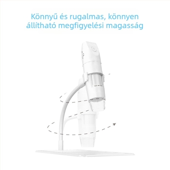 Vezeték nélküli digitális nagyító okostelefonhoz, 1080P Wi-Fi, HD elektronmikroszkóp, 1000x nagyítás
