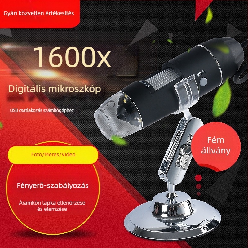 Di Kite S4T-30-1600 1600X HD digitális mikroszkóp USB elektronikus mikroszkóp kézi