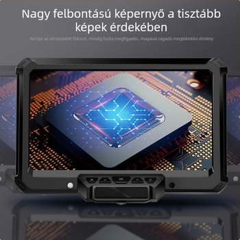 Új mikroszkóp, alkalmas alaplap javítására, PCB-ellenőrzésre, ásványi anyagok elemzésére és érmék megfigyelésére.
