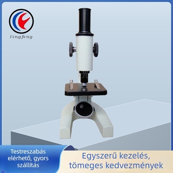 XSP-200X optikai biológiai mikroszkóp diákok oktatására, fém konstrukció, könnyen használható