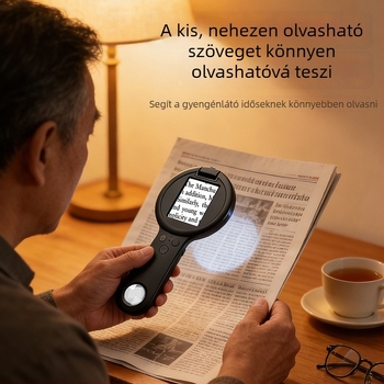Gyerekeknek szóló hordozható digitális mikroszkóp – kézi nagyító a tudományos tanuláshoz