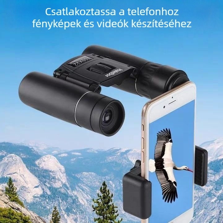 Kétcsöves éjjellátó távcső, nagy felbontású, nagyítású snipertávcső, 30 000 m hatótávolság, telefonos fotózás