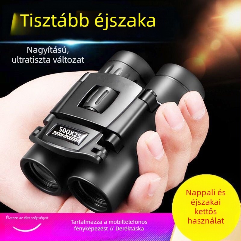 Kétcsöves éjjellátó távcső, nagy felbontású, nagyítású snipertávcső, 30 000 m hatótávolság, telefonos fotózás