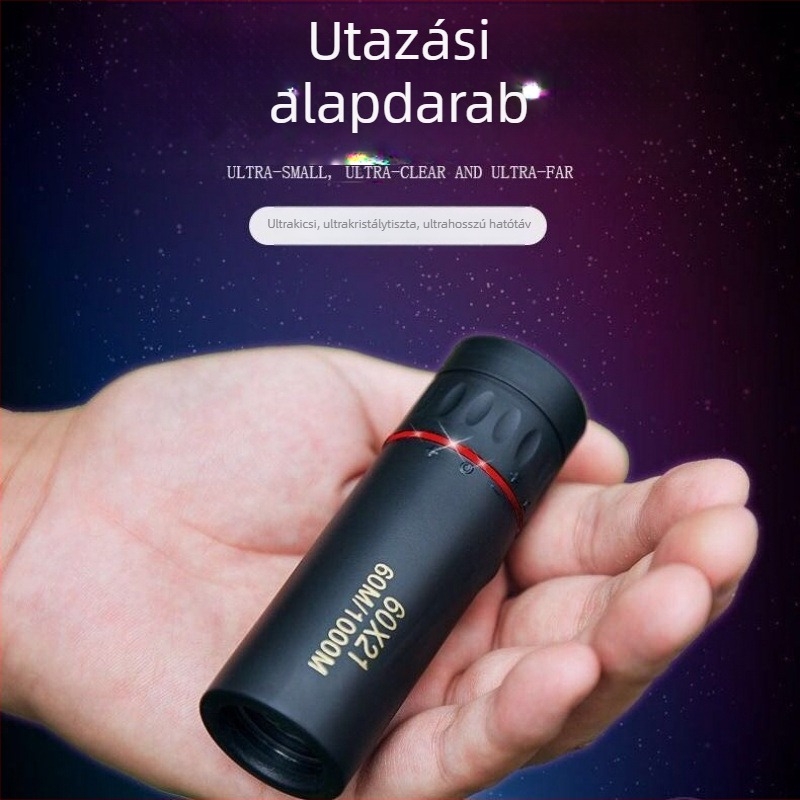 Monokuláris távcső – nagy nagyítású, HD, kültéri, mini, hordozható, éjszakai látás, telefonos fényképezéshez