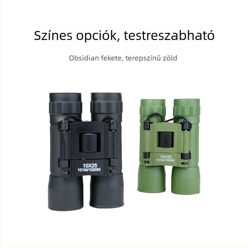 10x25 gyerek HD binokuláris – kompakt kültéri túrázáshoz és kempingezéshez
