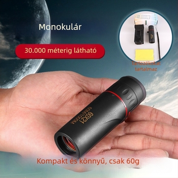 Mini monokulár teleszkóp, hordozható zsebméretű, kültéri kempinghez, 60×21
