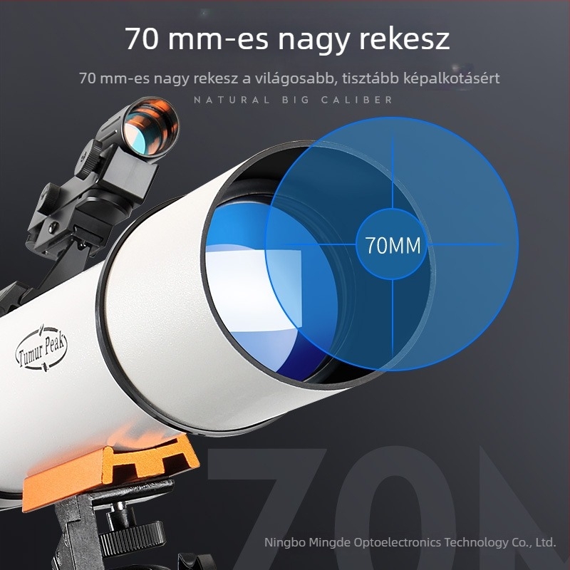 Model 70500: HD csillagászati távcső nagy átmérővel és alacsony fényviszonyokkal – professzionális csillagászati megfigyelés, ajándék gyermekeknek