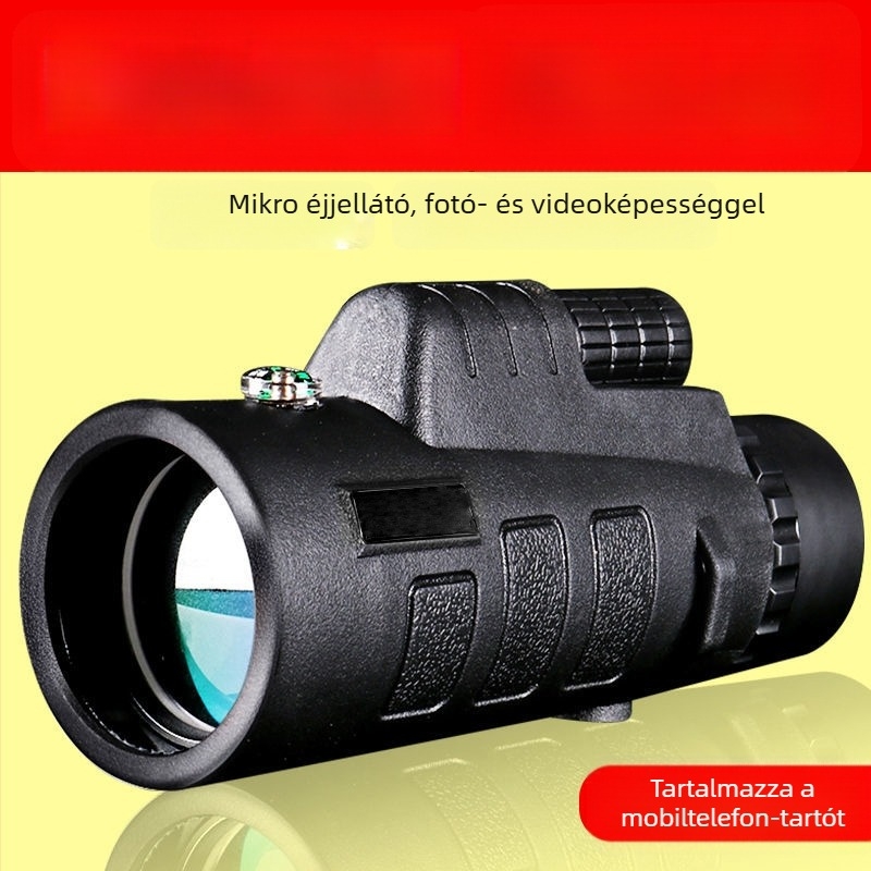 Monokuláris teleszkóp, kézben tartható, 10x feletti nagyítás