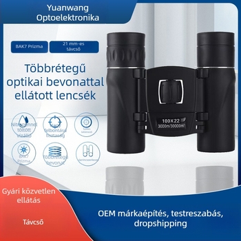 8x21 mini hordozható binokuláris kültéri használatra telefontartóval