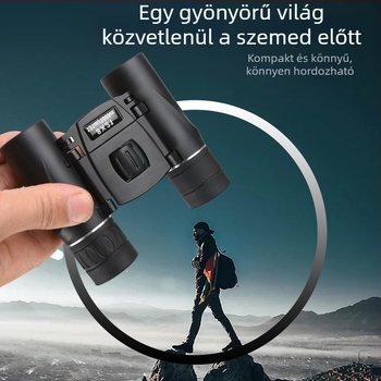 8x21 mini hordozható binokuláris kültéri használatra telefontartóval