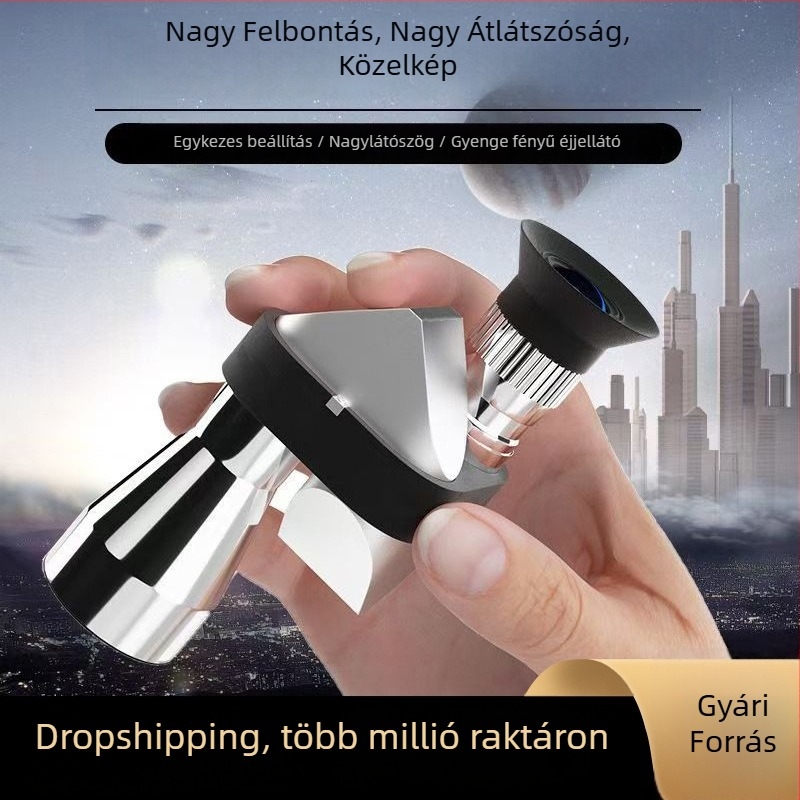 Okostelefonhoz tervezett kompakt monocular teleszkóp, sarokba szerelhető, nagyításos kültéri fotózáshoz