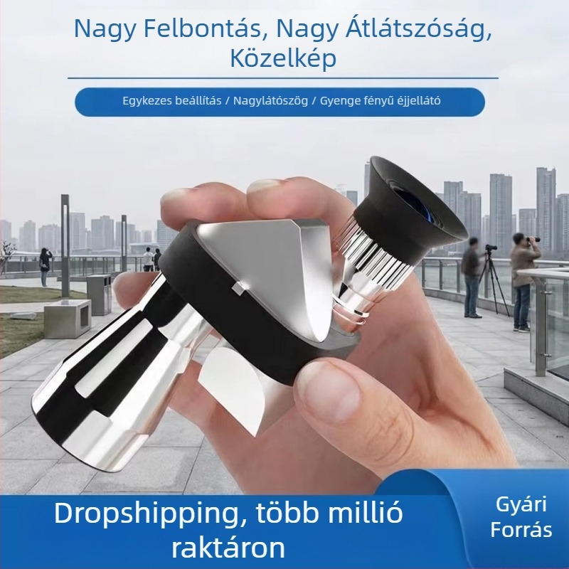 Okostelefonhoz tervezett kompakt monocular teleszkóp, sarokba szerelhető, nagyításos kültéri fotózáshoz