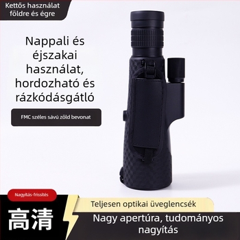 Zoomolható monoculár teleszkóp 10-30×50, alacsony fényviszonyú éjjellátás koncertre és kültéri használatra, telefon-kompatibilis HD-kép