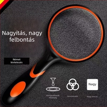 Kézi, extránagy professzionális nagyító, kiváló optikával könyvek és újságok olvasásához