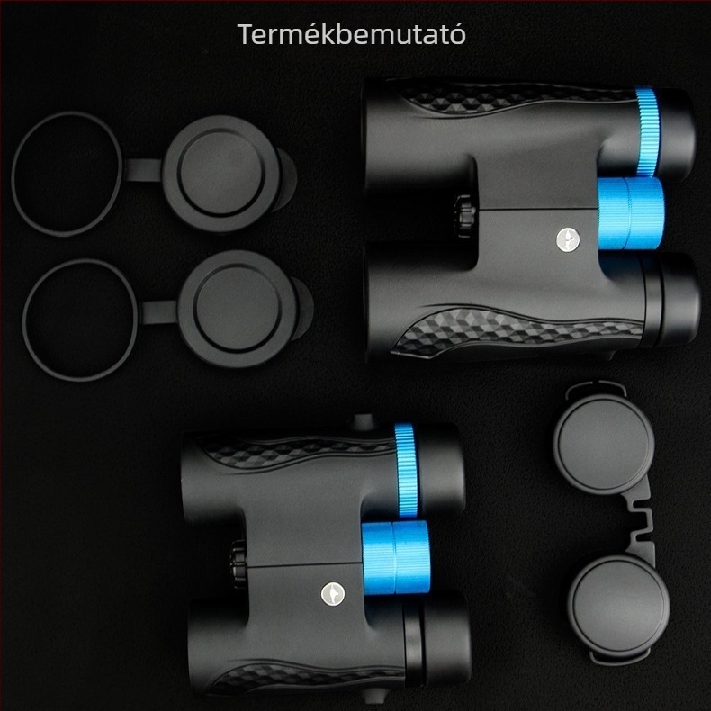 Shengtou FMC bevonatú, ütésálló binokulár D1042, csúszásmentes fogás, HD optika, állítható zoom, kettős út optika
