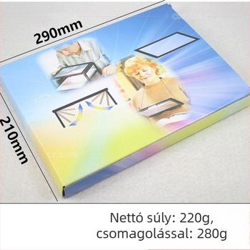 Chuda A4 asztali nagyító LED világítással, vékony lencse, 3x nagyítás
