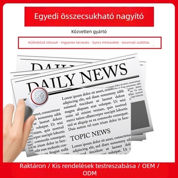 Kézi nagyító Fresnel lencsével, nagyítás olvasáshoz, gyerekeknek, diákoknak és időseknek