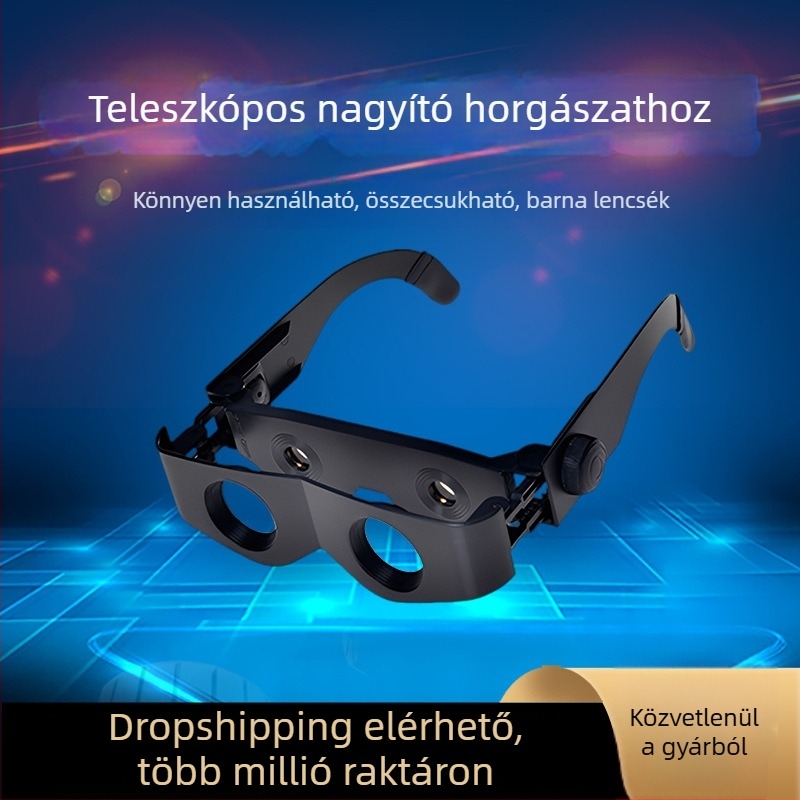 Many Eyes FD012 Horgász távcső HD nagyítással, fejre rögzíthető, közel- és tájnézésre