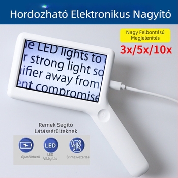 XT-8686 hordozható, nagyfelbontású elektronikus látássegítő olvasáshoz és nagyításához