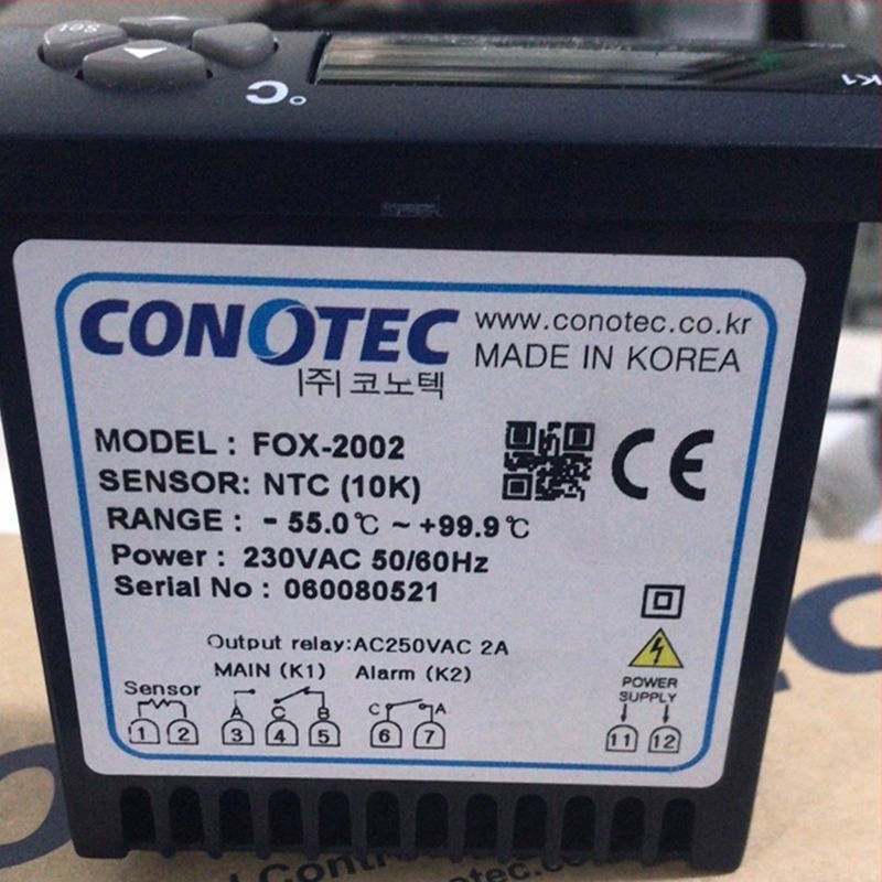 FOX-2002 Hőmérséklet- és páratartalom-vezérlő