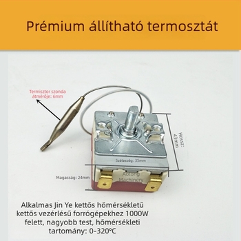 PPR vízcső forrasztó gép állandó hőmérsékletű termosztáttal, mechanikus hőmérséklet-szabályzóval, hegesztő és elektronikus hőmérséklet-kapcsoló