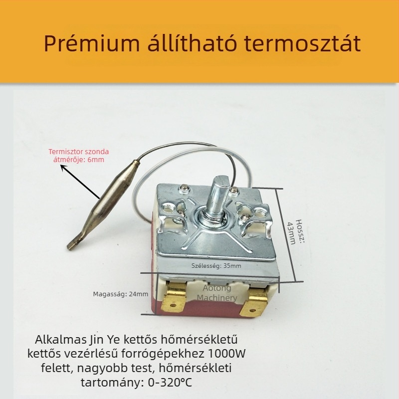 PPR vízcső forrasztó gép állandó hőmérsékletű termosztáttal, mechanikus hőmérséklet-szabályzóval, hegesztő és elektronikus hőmérséklet-kapcsoló
