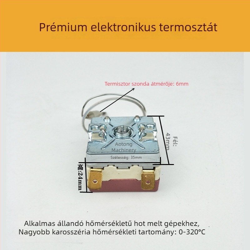 PPR vízcső forrasztó gép állandó hőmérsékletű termosztáttal, mechanikus hőmérséklet-szabályzóval, hegesztő és elektronikus hőmérséklet-kapcsoló