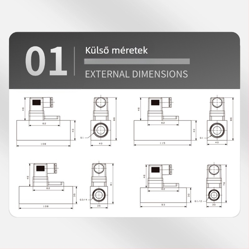 Mechanikus dugattyús áramláskapcsoló, duál kontaktusú vízáramlás-szenzor
