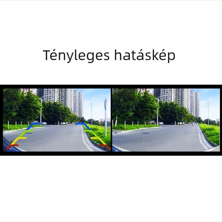 AHD 1080p tolató kamera CCD-vel, fisheye, éjjellátás, CVBS kapcsoló, 3 az 1-ben autókamera
