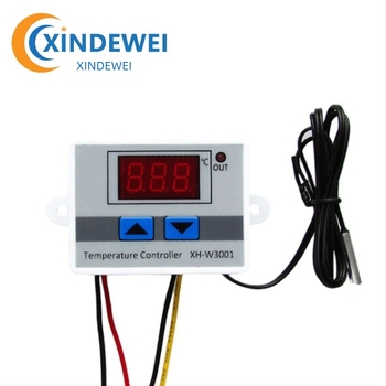 XH-W3001 mikroszámítógépes digitális hőmérséklet-szabályozó, intelligens elektronikus termosztát, digitális kijelzővel